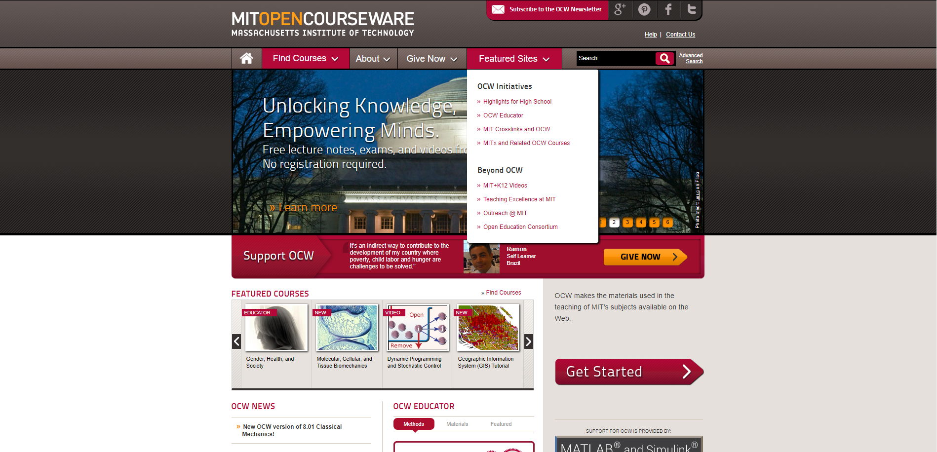 MIT OpenCourseware – Information Technology Blog