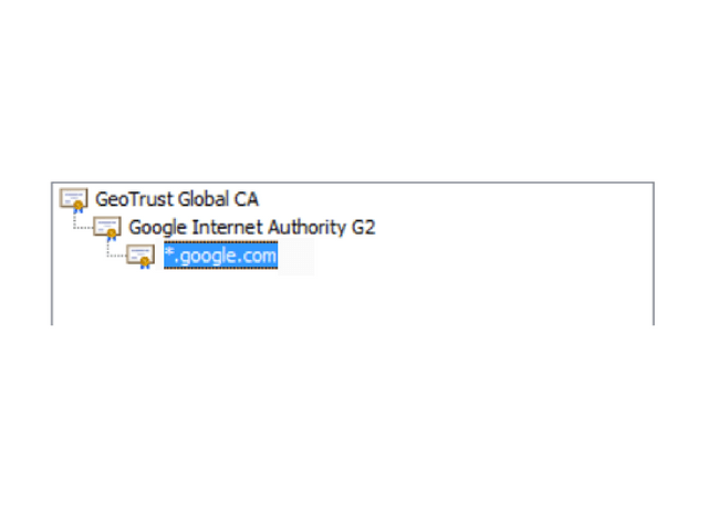certification of google.com
