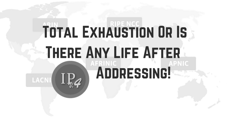 Total Exhaustion Or Is There Any Life After IPv4 Main Logo